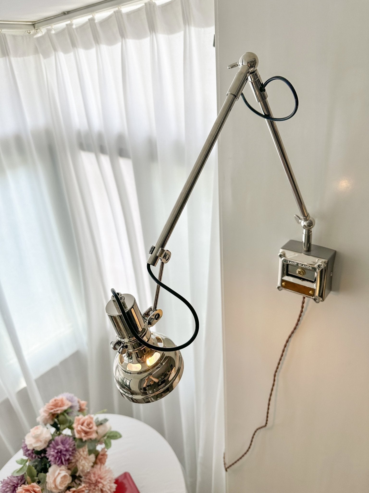 Rue Arm Wall Lamp-Neutral Decor