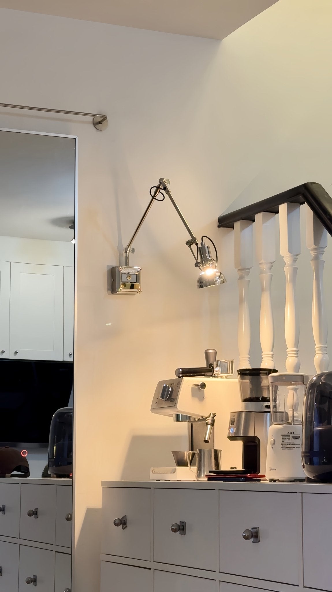 Rue Arm Wall Lamp-Neutral Decor