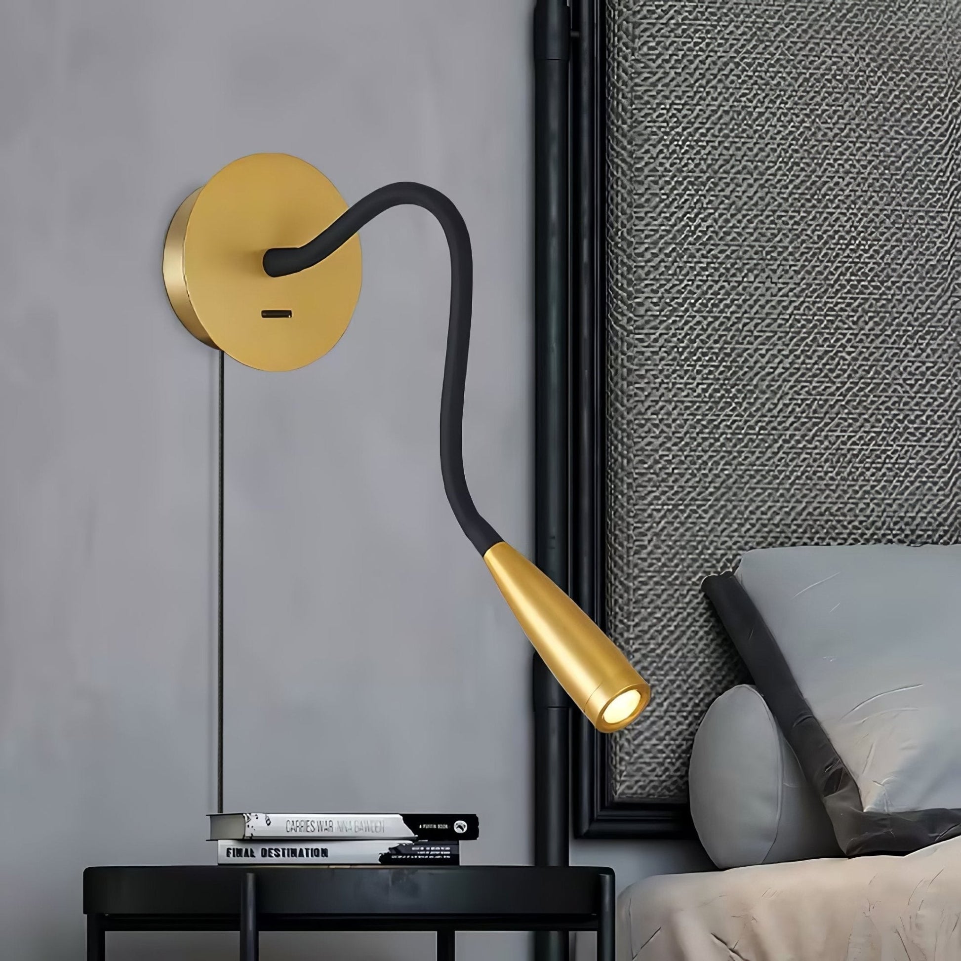 Eirven Modern Minimalist Plug-in Wall Light-Neutral Decor