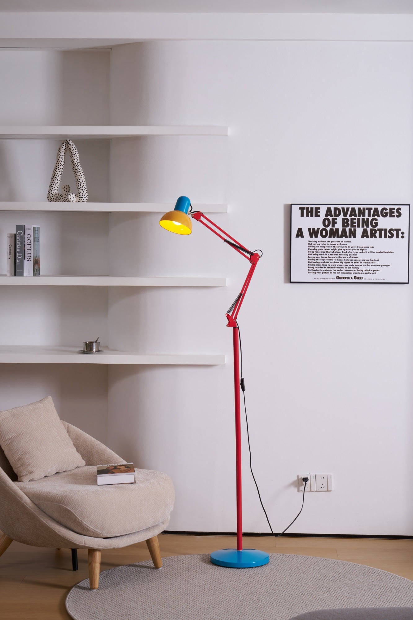 Idoren Playful Floor Lamp-Neutral Decor