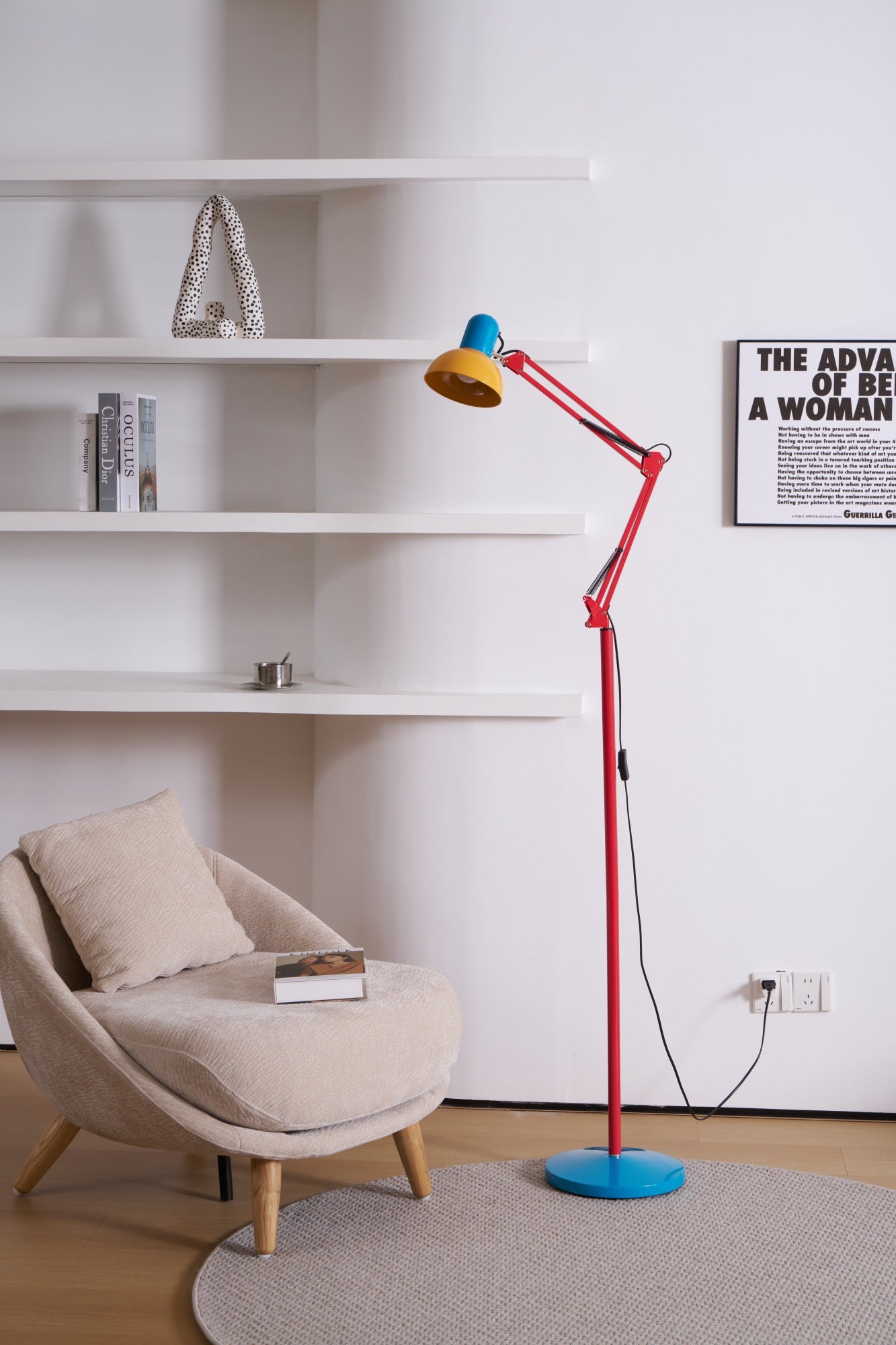 Idoren Playful Floor Lamp-Neutral Decor