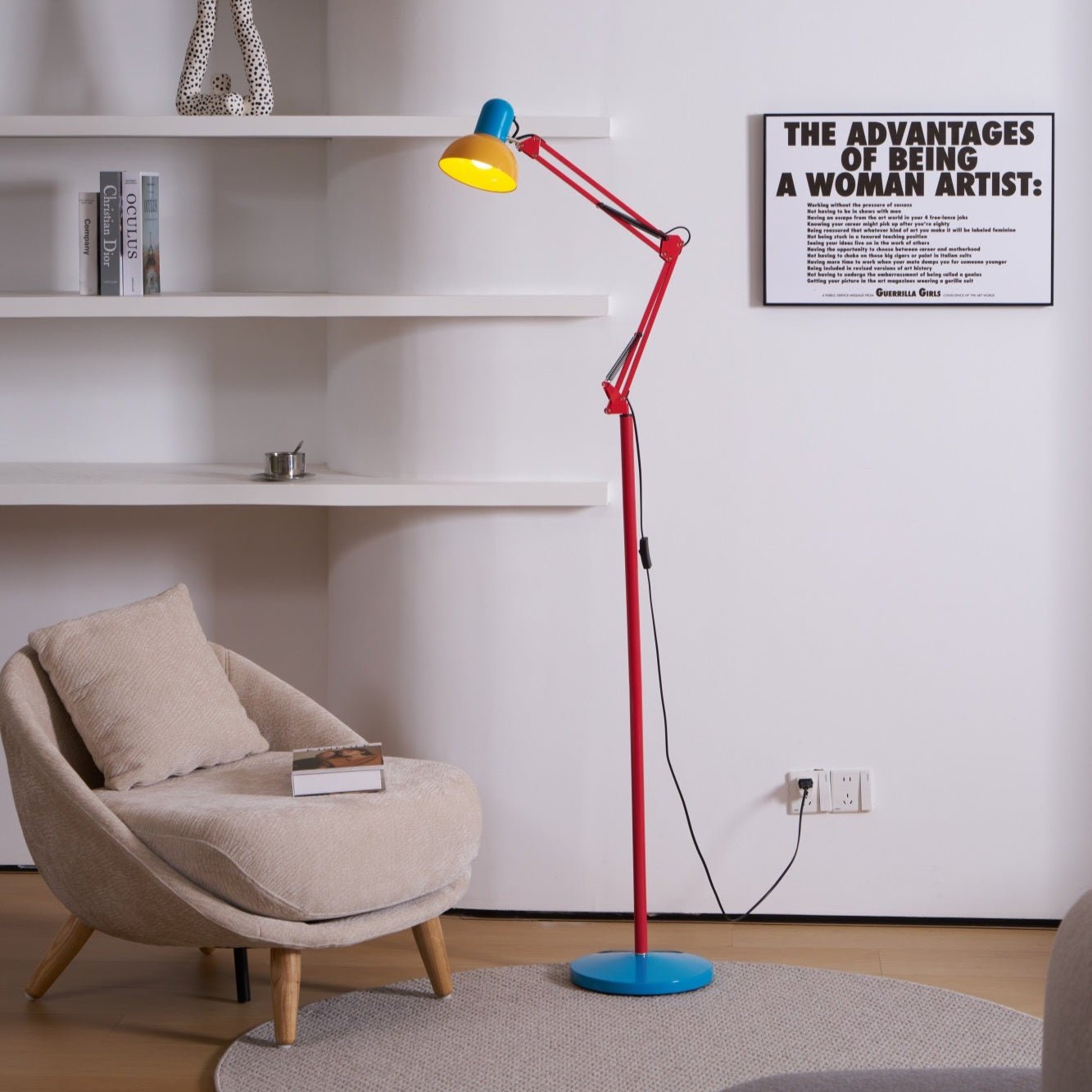 Idoren Playful Floor Lamp-Neutral Decor