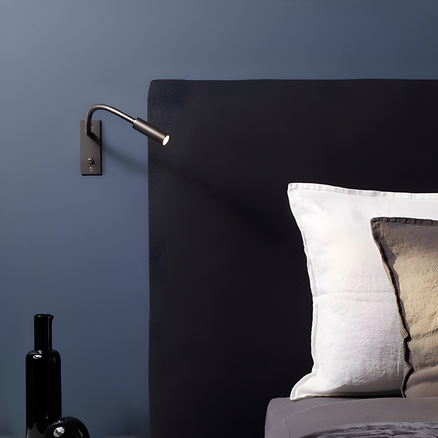 Flame Flexible Gooseneck Wall Lamp-Neutral Decor