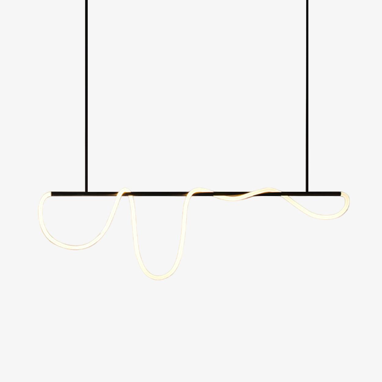 Vocor Chandelier Flexible Silicone Curve Modern Elegant-Neutral Decor