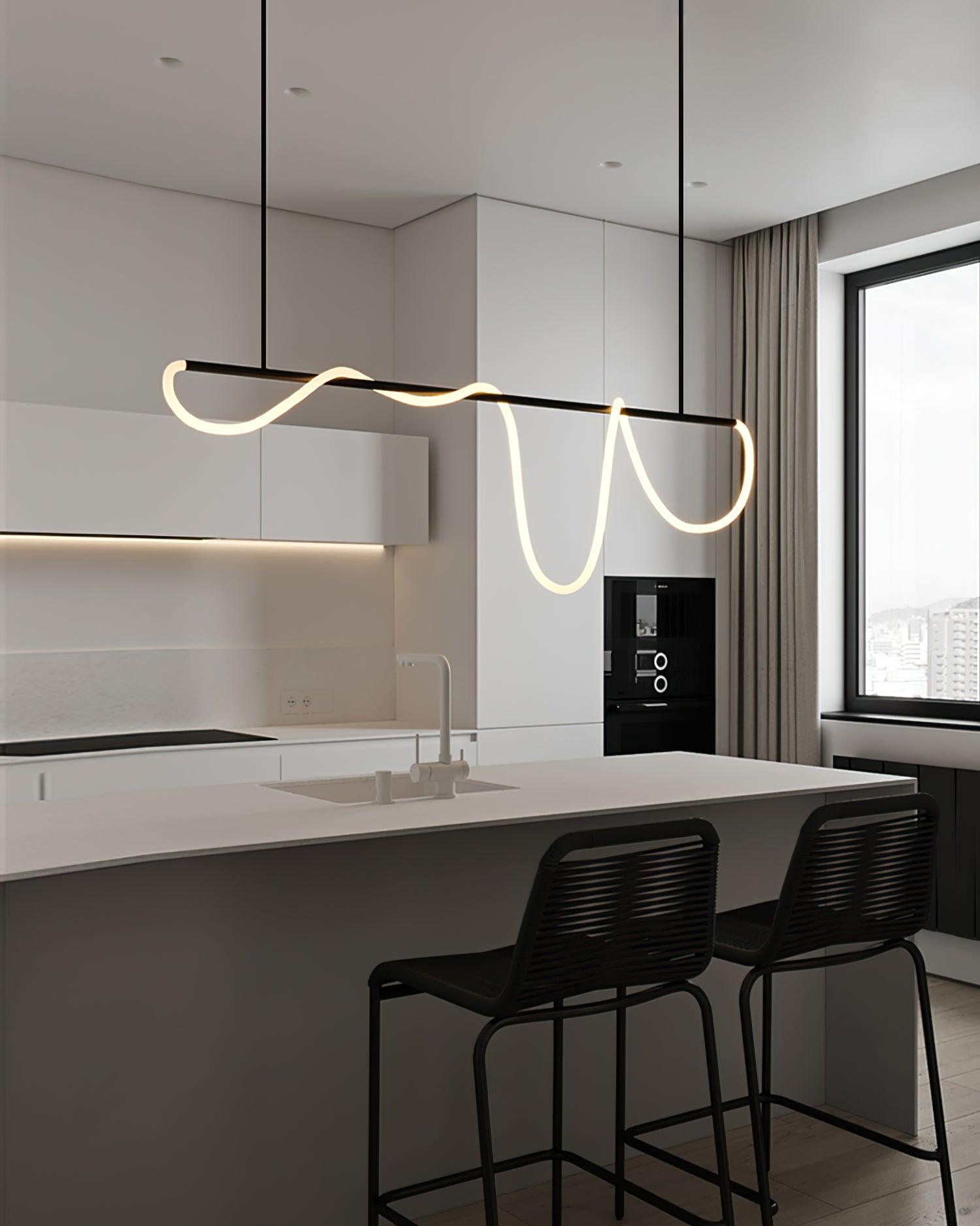 Vocor Chandelier Flexible Silicone Curve Modern Elegant-Neutral Decor