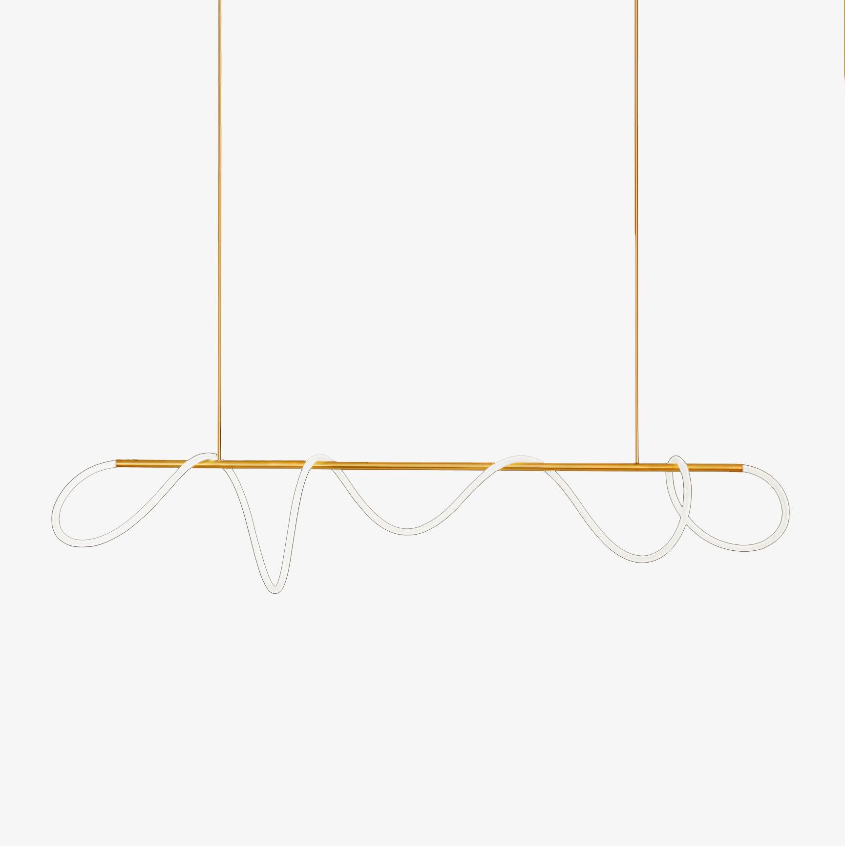 Vocor Chandelier Flexible Silicone Curve Modern Elegant-Neutral Decor
