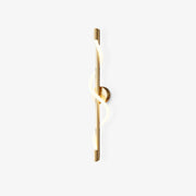 Nivelo Sculptural Brass Silicone Wall Lamp-Neutral Decor