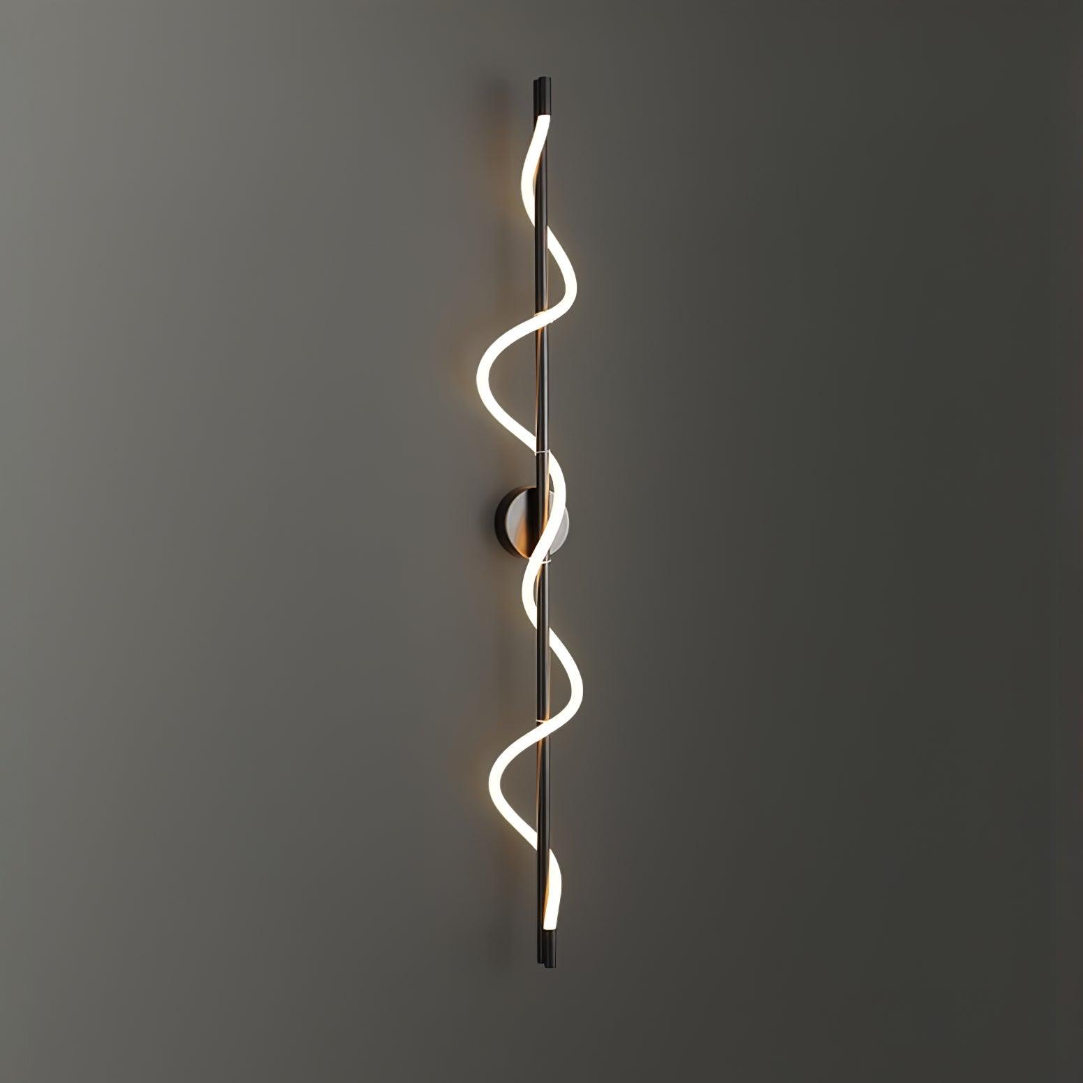 Nivelo Sculptural Brass Silicone Wall Lamp-Neutral Decor