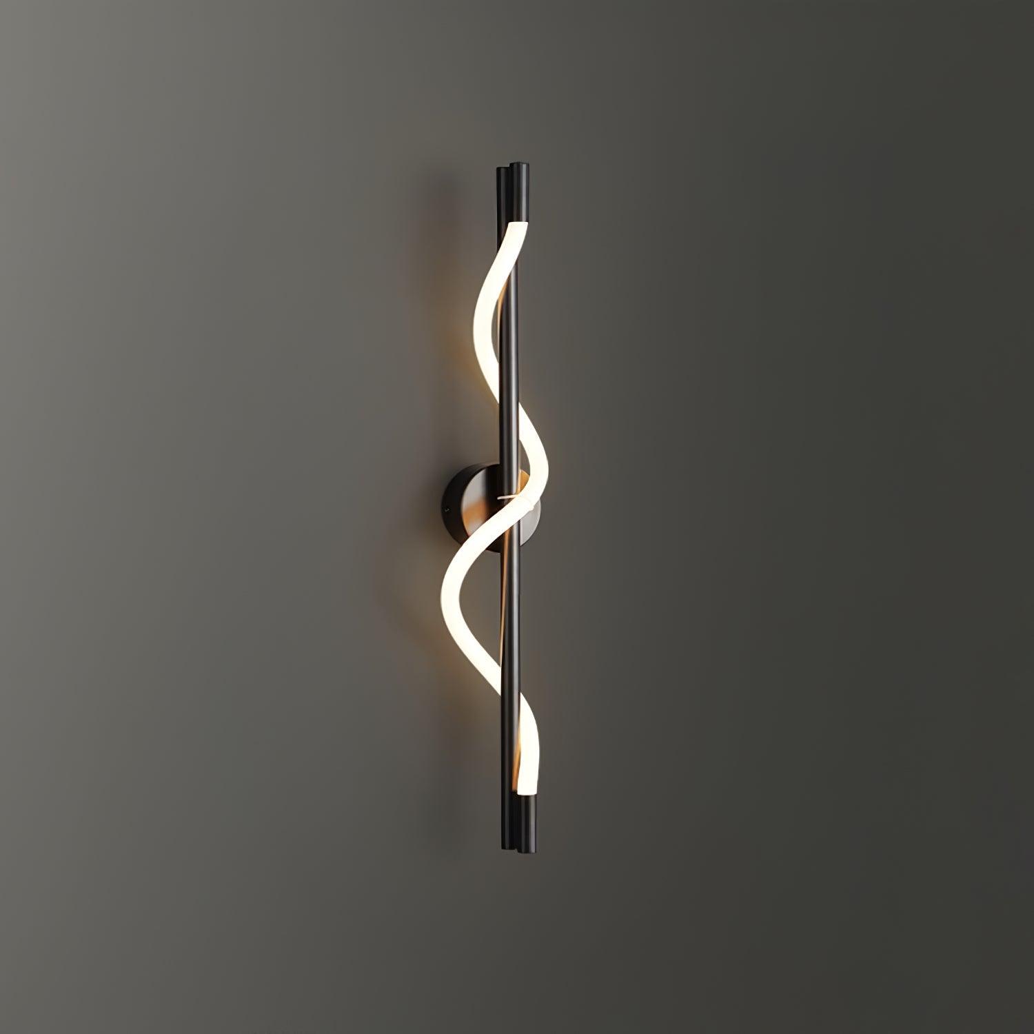 Nivelo Sculptural Brass Silicone Wall Lamp-Neutral Decor