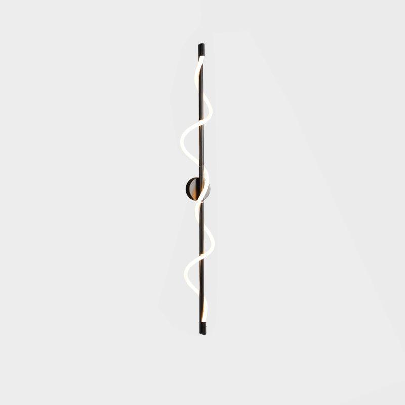Nivelo Sculptural Brass Silicone Wall Lamp-Neutral Decor