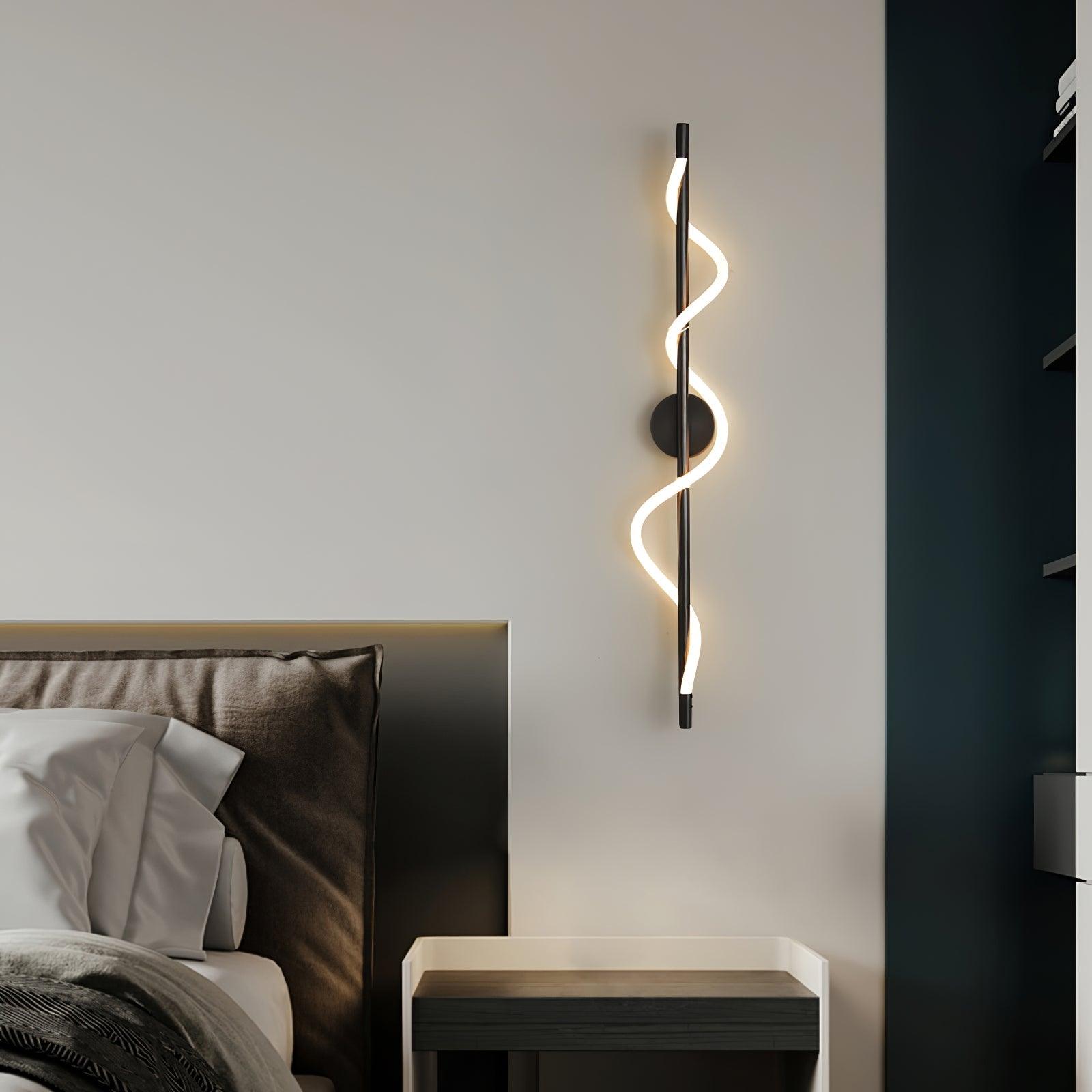 Nivelo Sculptural Brass Silicone Wall Lamp-Neutral Decor