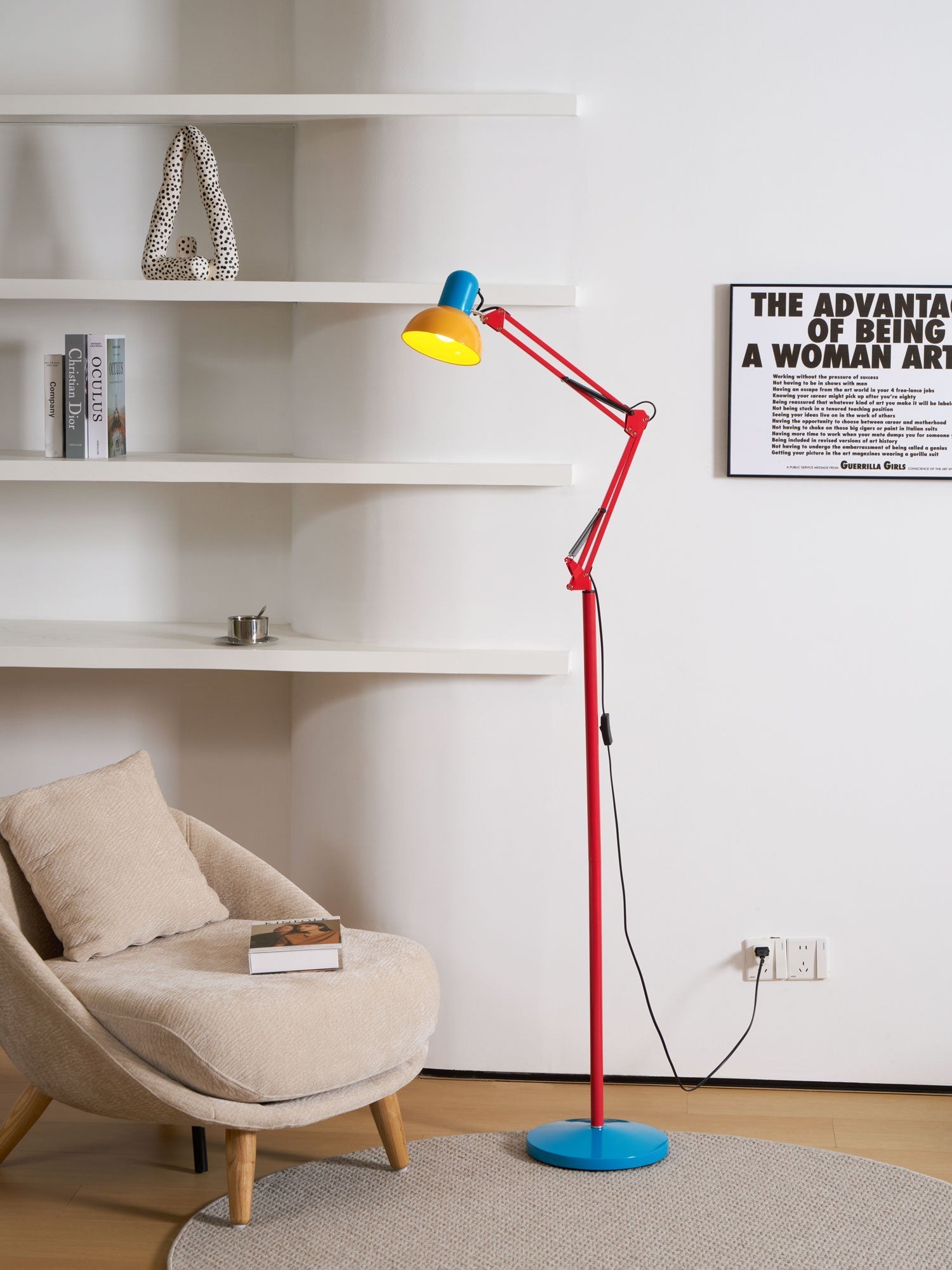 Idoren Playful Floor Lamp-Neutral Decor