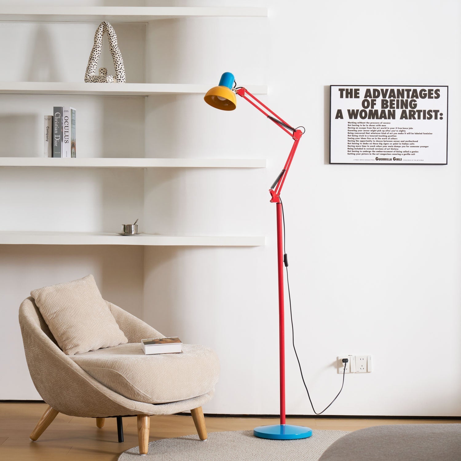 Idoren Playful Floor Lamp-Neutral Decor