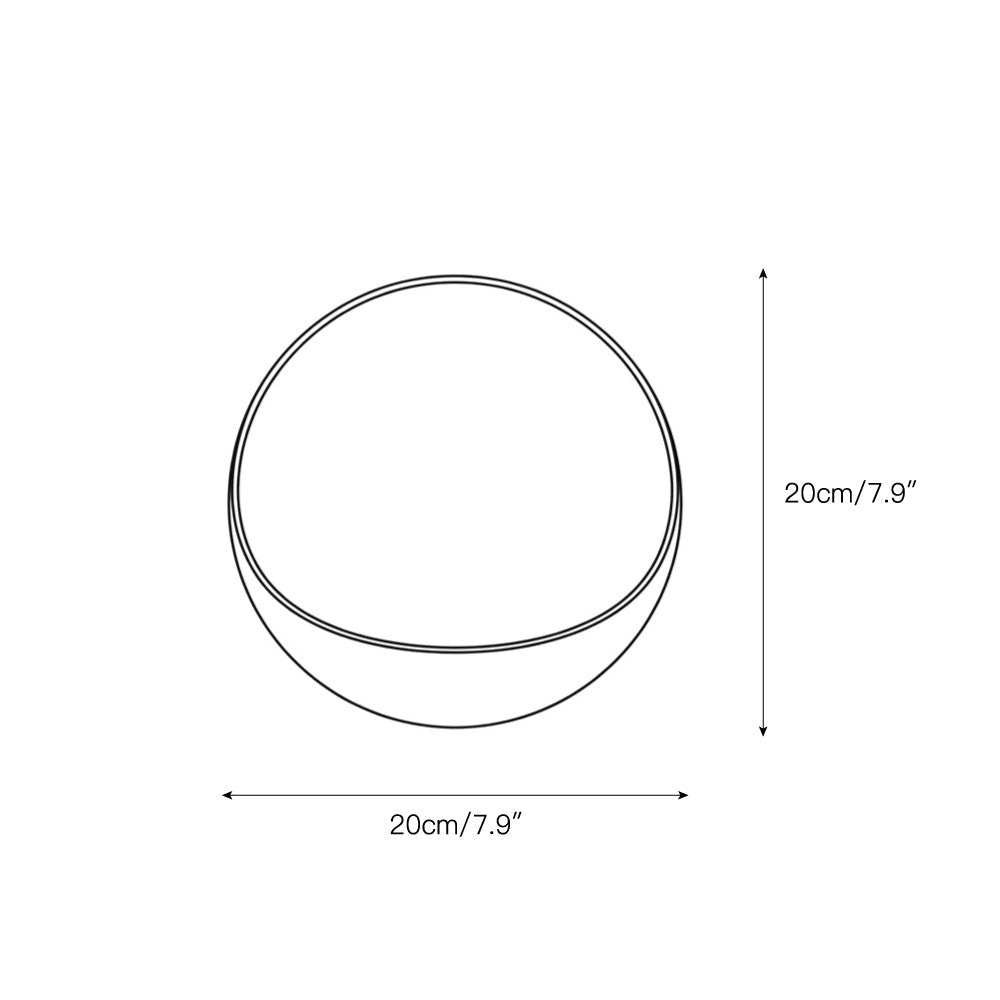 Flindt Round Wall Sconce in dark gray, casting a soft glow.