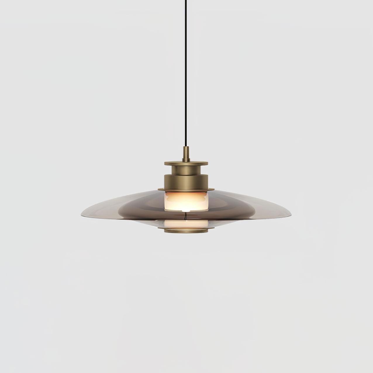 Borian Glass Futuristic Pendant Lamp-Neutral Decor
