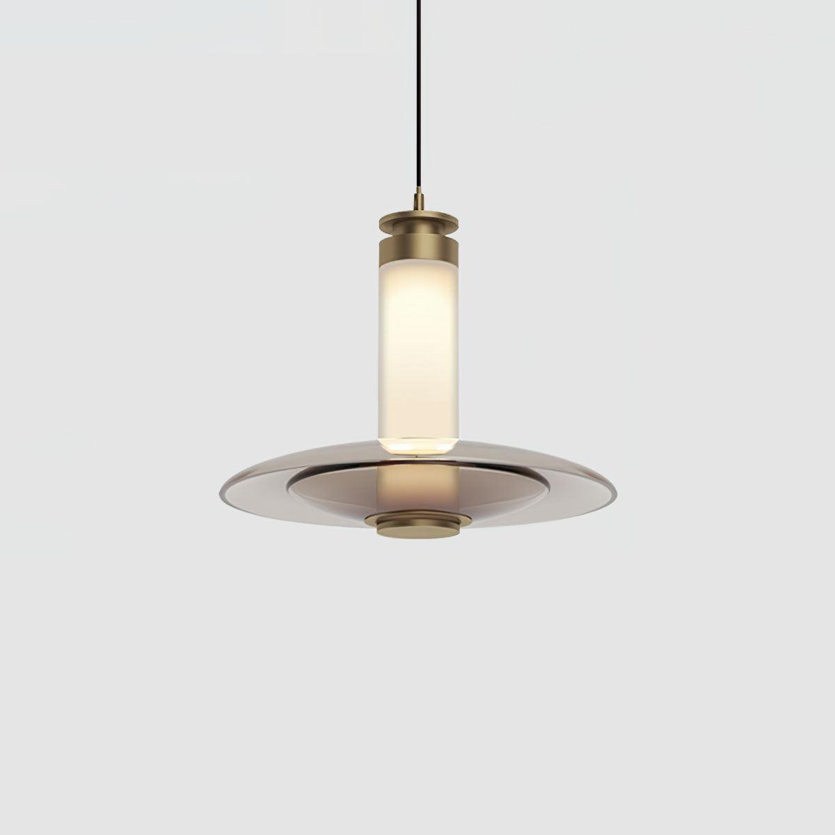 Borian Glass Futuristic Pendant Lamp-Neutral Decor