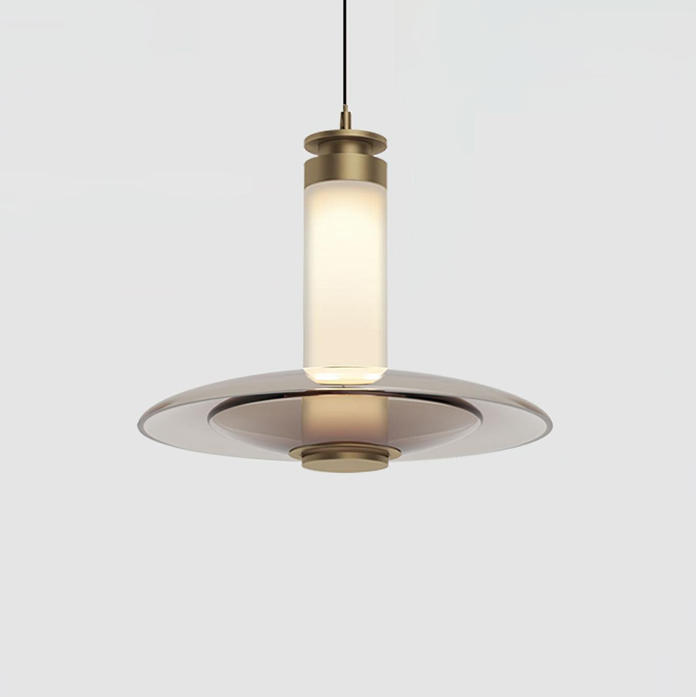 Borian Glass Futuristic Pendant Lamp-Neutral Decor