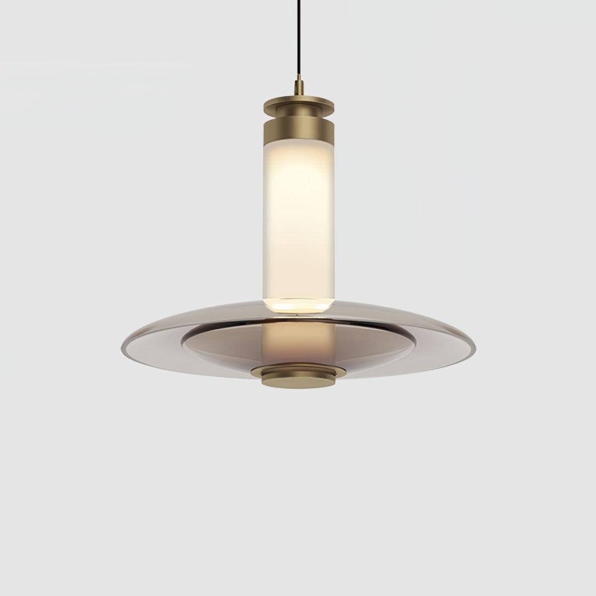 Borian Glass Futuristic Pendant Lamp-Neutral Decor
