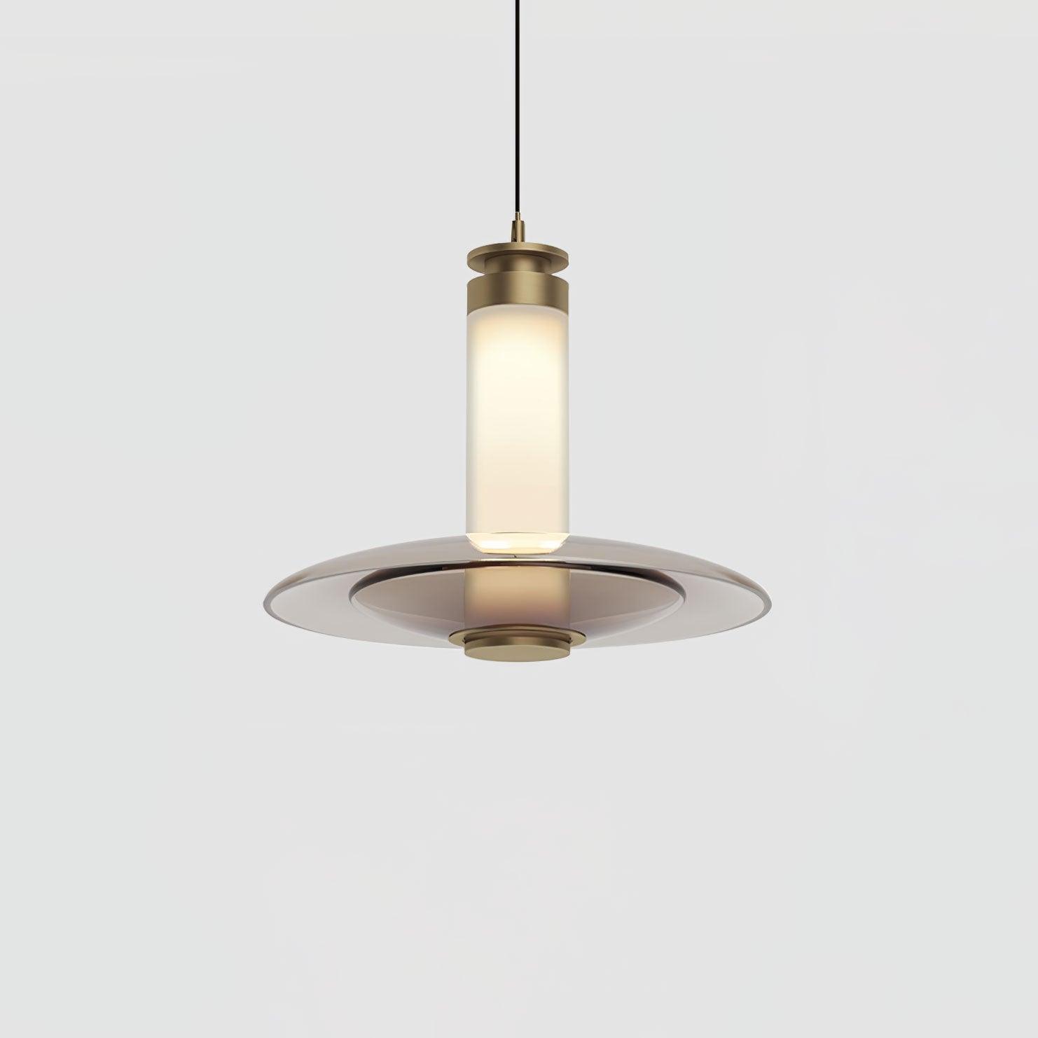 Borian Glass Futuristic Pendant Lamp-Neutral Decor