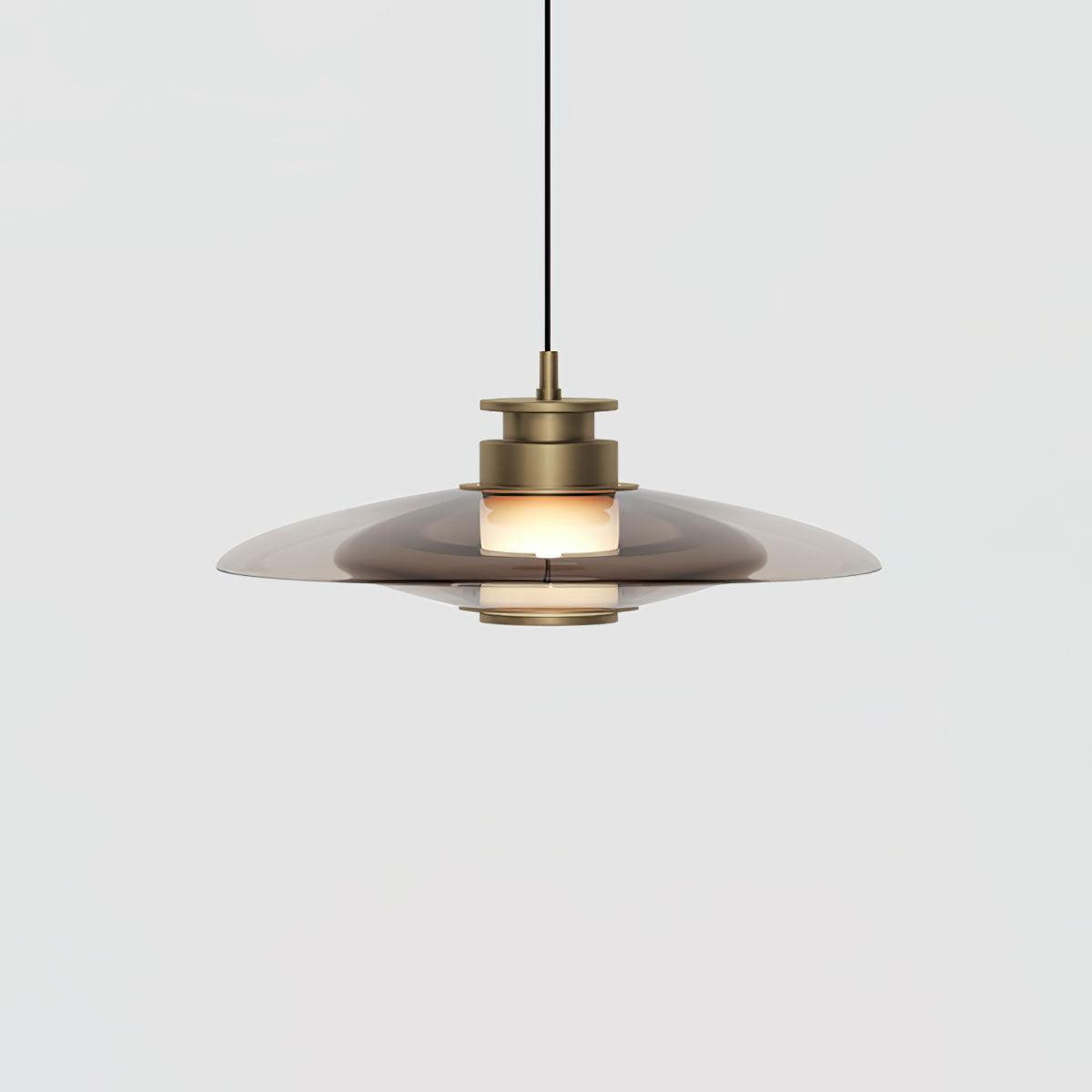 Borian Glass Futuristic Pendant Lamp-Neutral Decor