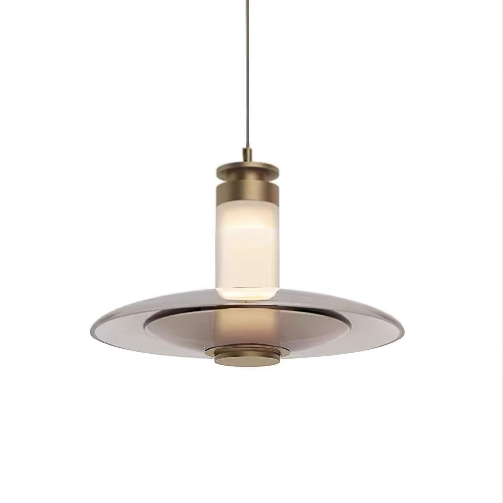 Borian Glass Futuristic Pendant Lamp-Neutral Decor