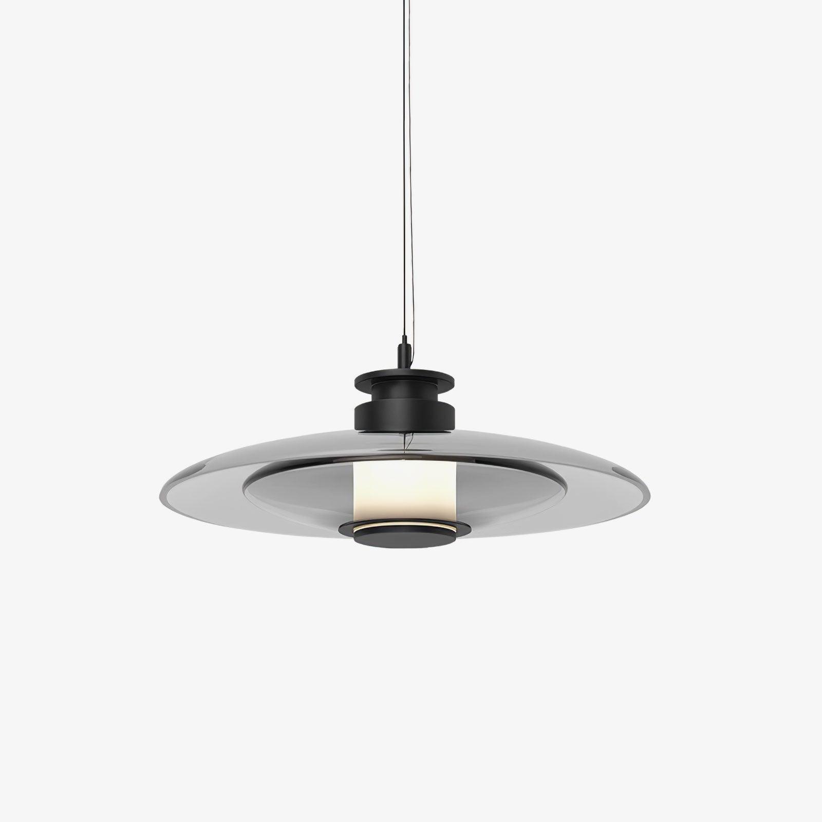 Borian Glass Futuristic Pendant Lamp-Neutral Decor