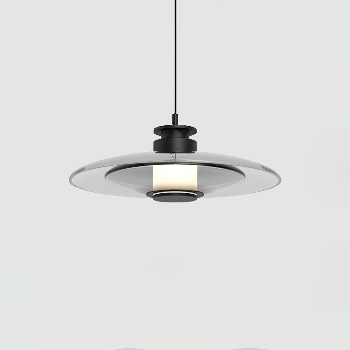 Borian Glass Futuristic Pendant Lamp-Neutral Decor
