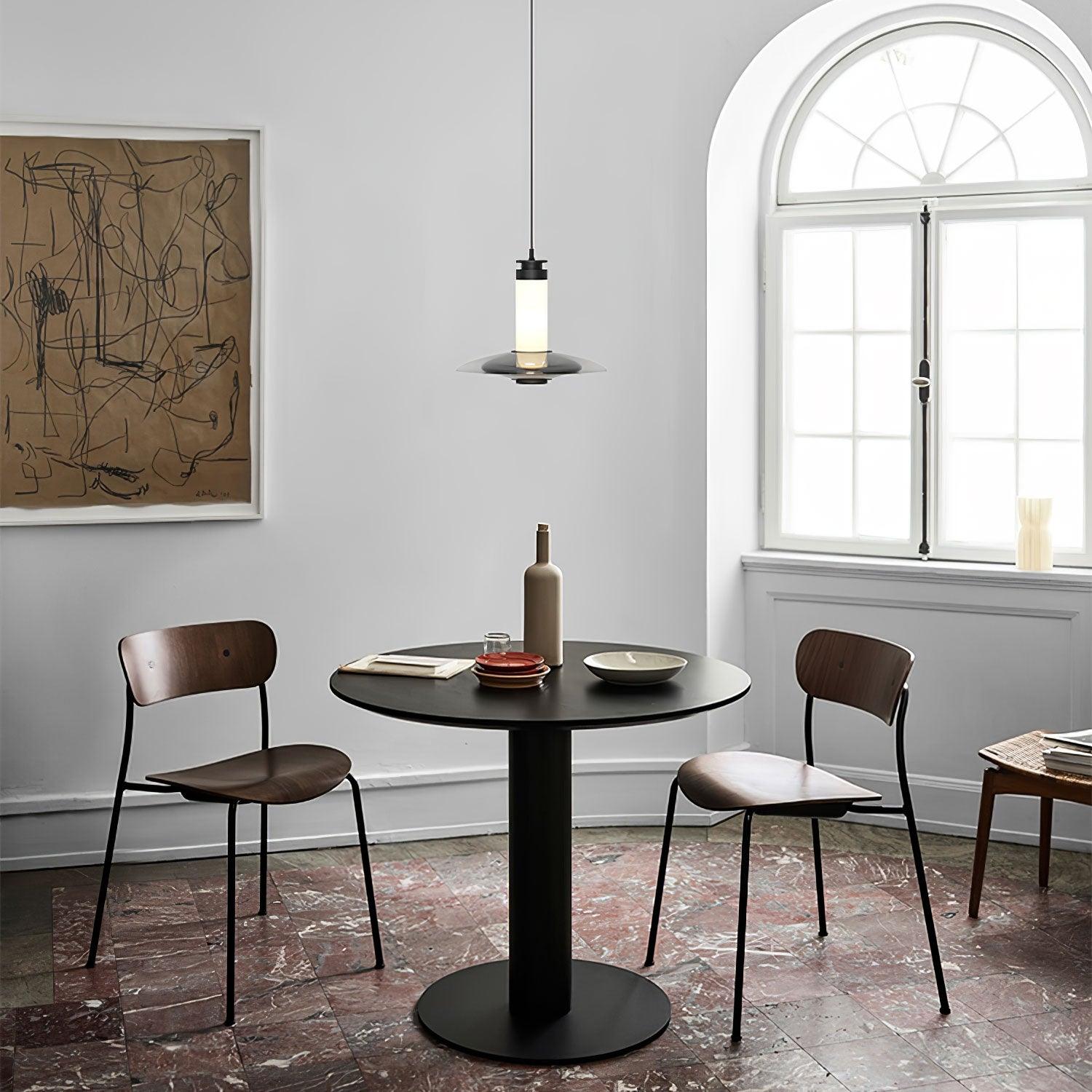 Borian Glass Futuristic Pendant Lamp-Neutral Decor