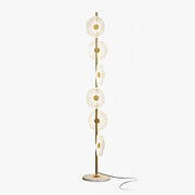 Solara Luxe Marble Floor Lamp-Neutral Decor