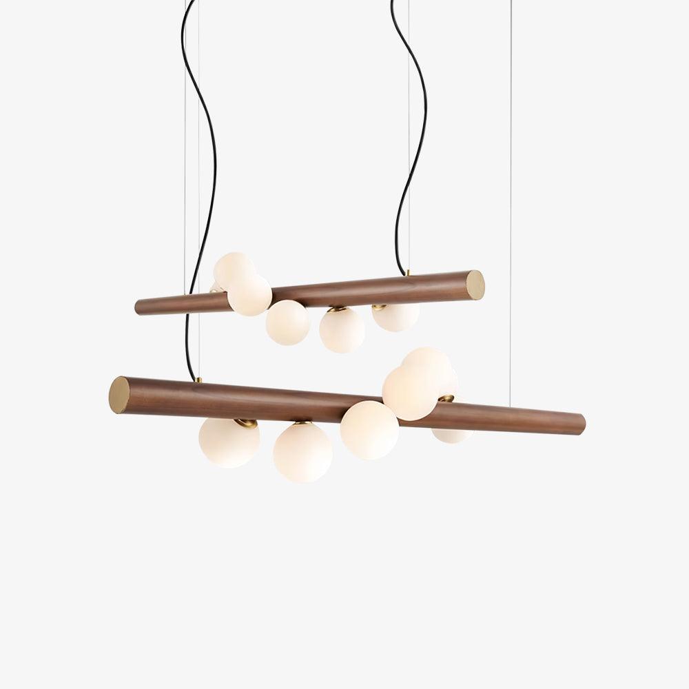 Arox Scandinavian Wooden Pendant Lamp-Neutral Decor