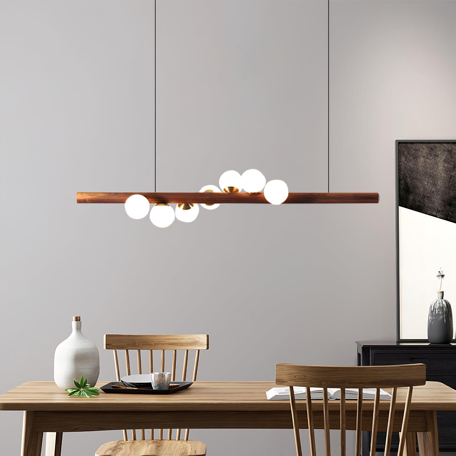 Arox Scandinavian Wooden Pendant Lamp-Neutral Decor