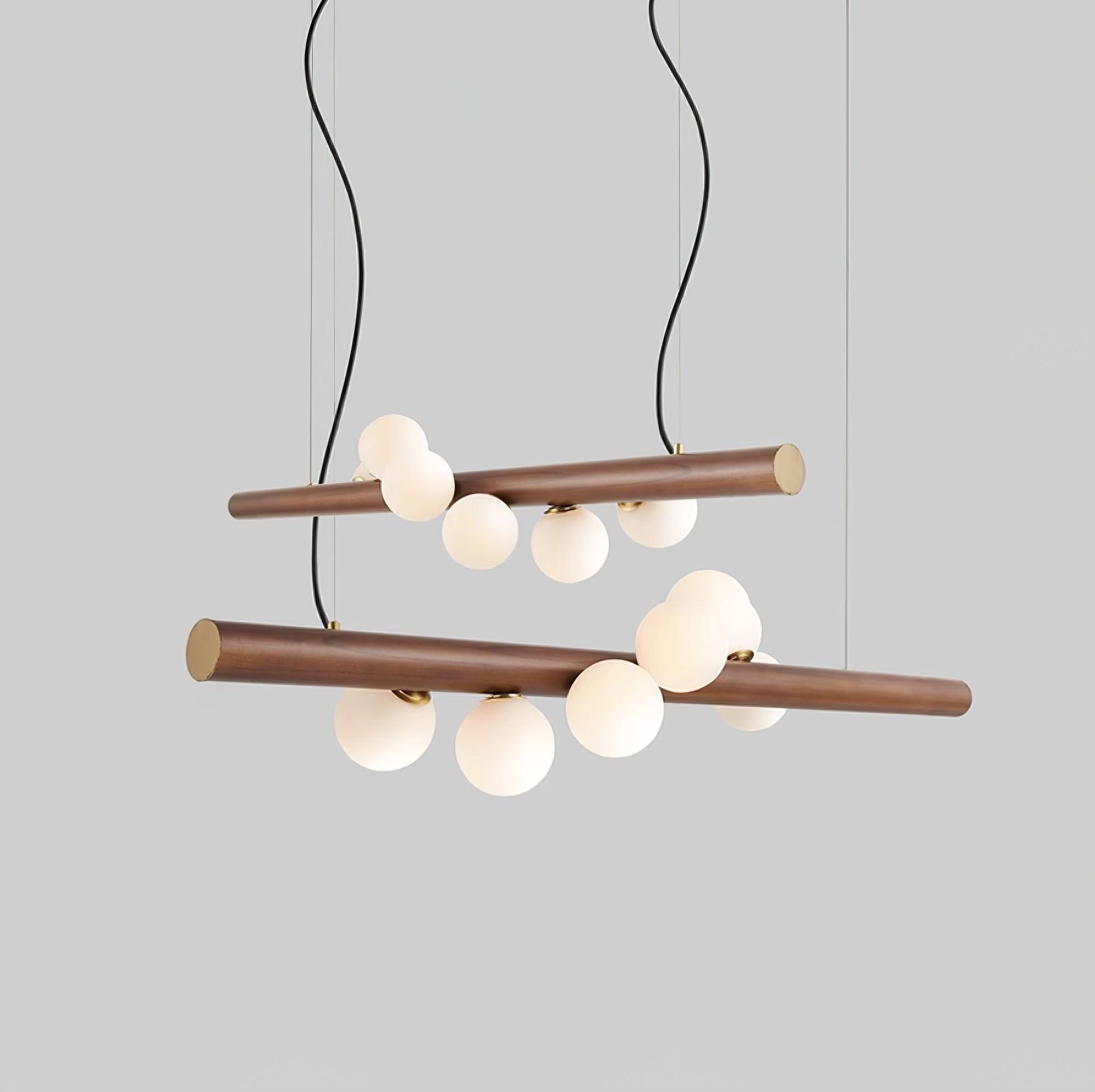 Arox Scandinavian Wooden Pendant Lamp-Neutral Decor