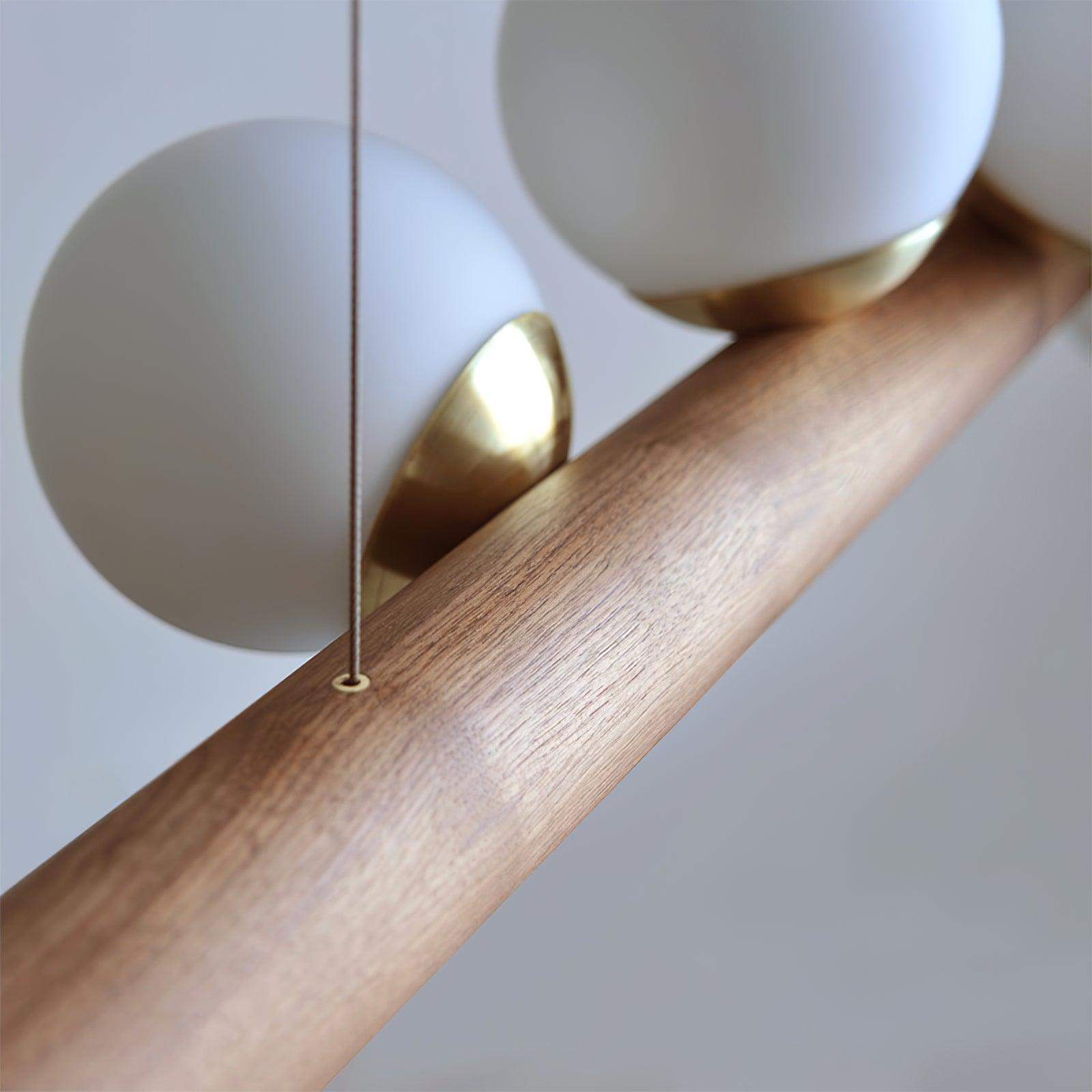 Arox Scandinavian Wooden Pendant Lamp-Neutral Decor