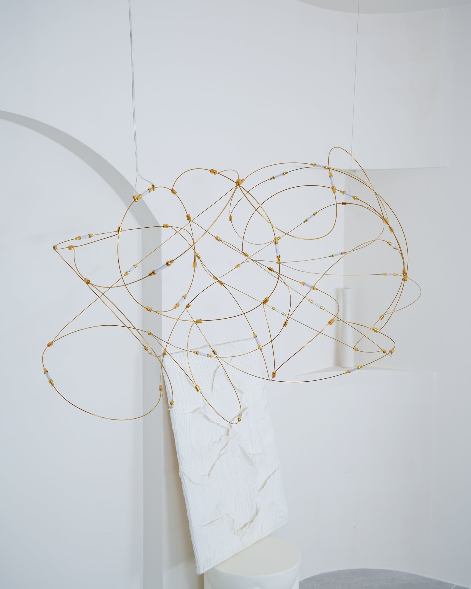Celes Steel Minimalistic Pendant Light-Neutral Decor