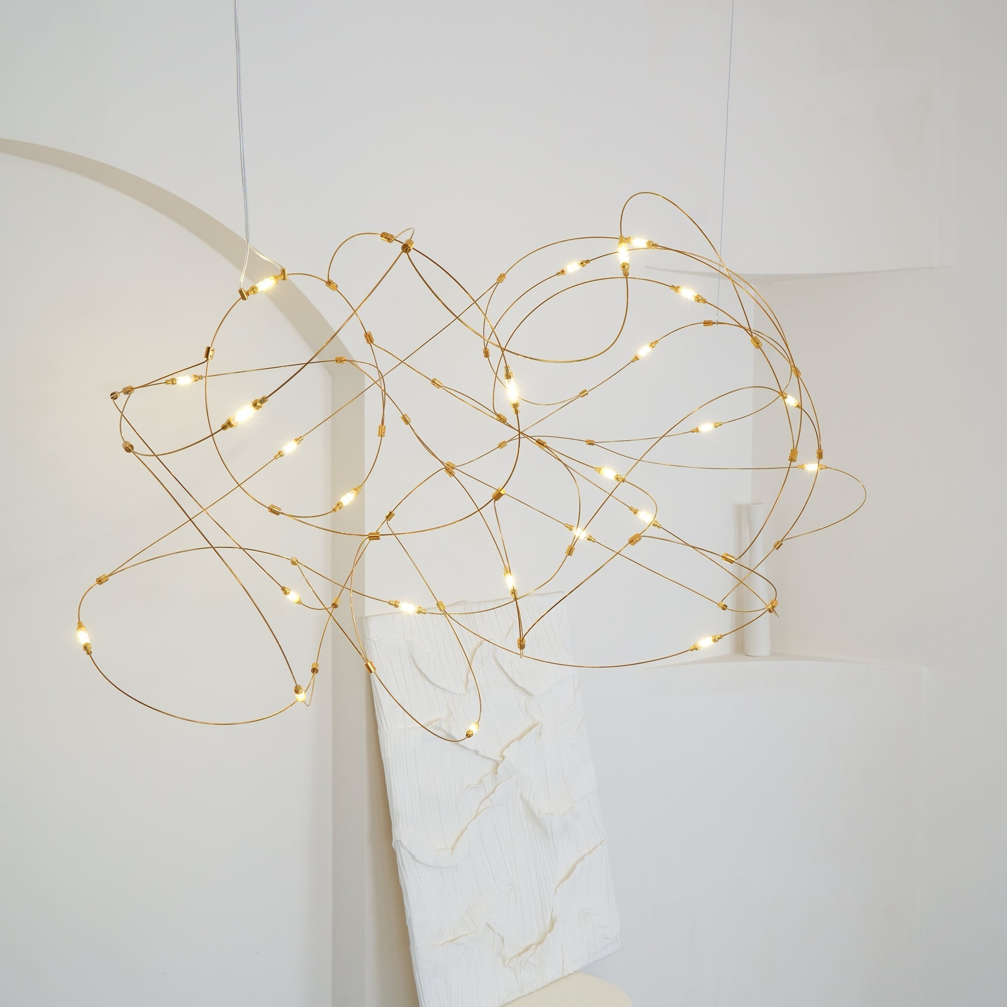 Celes Steel Minimalistic Pendant Light-Neutral Decor