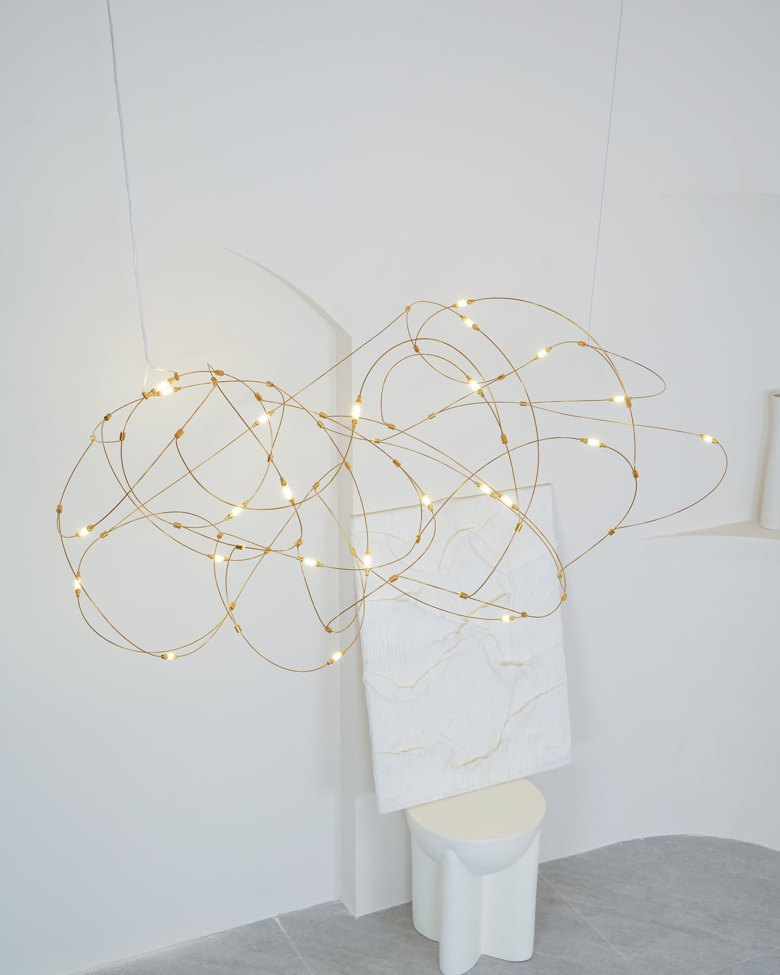 Celes Steel Minimalistic Pendant Light-Neutral Decor
