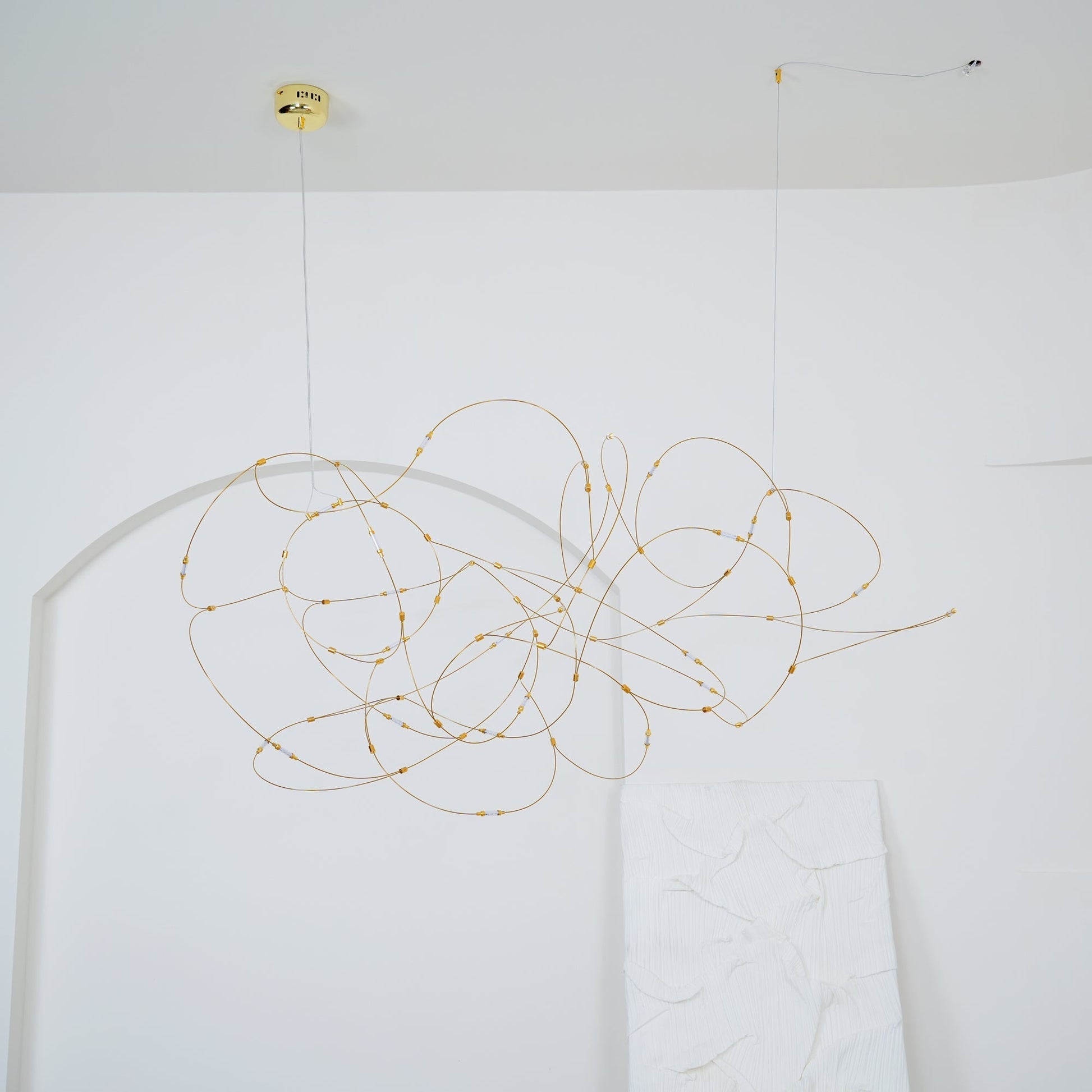 Celes Steel Minimalistic Pendant Light-Neutral Decor