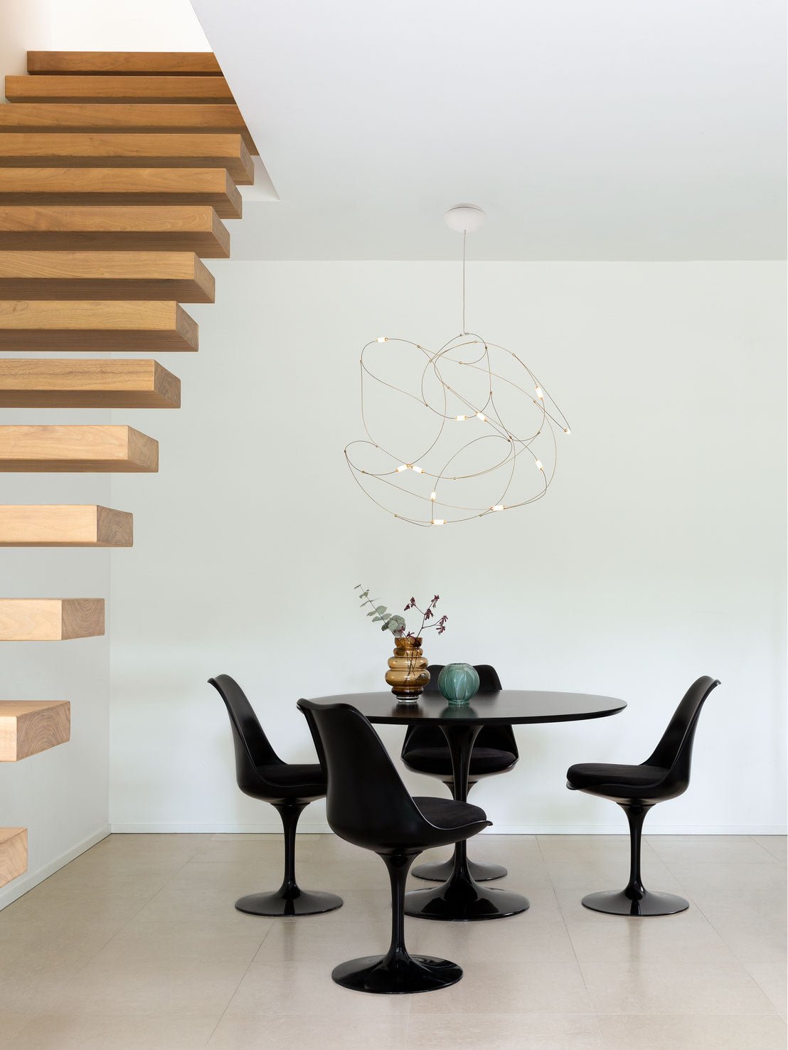 Celes Steel Minimalistic Pendant Light-Neutral Decor
