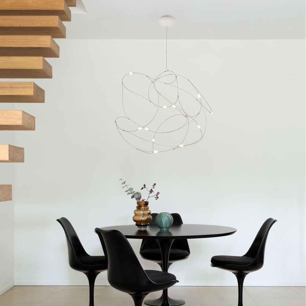 Celes Steel Minimalistic Pendant Light-Neutral Decor