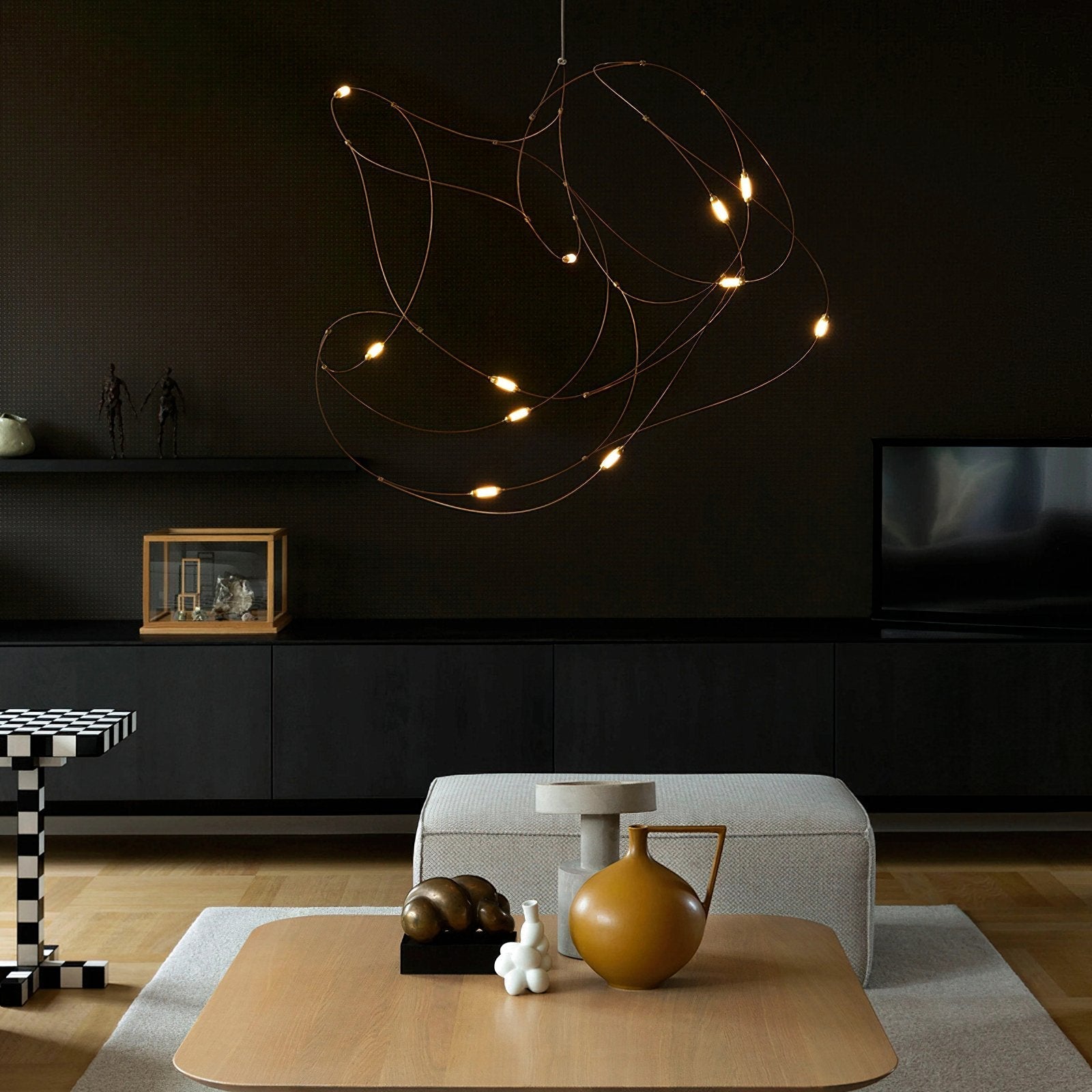 Celes Steel Minimalistic Pendant Light-Neutral Decor
