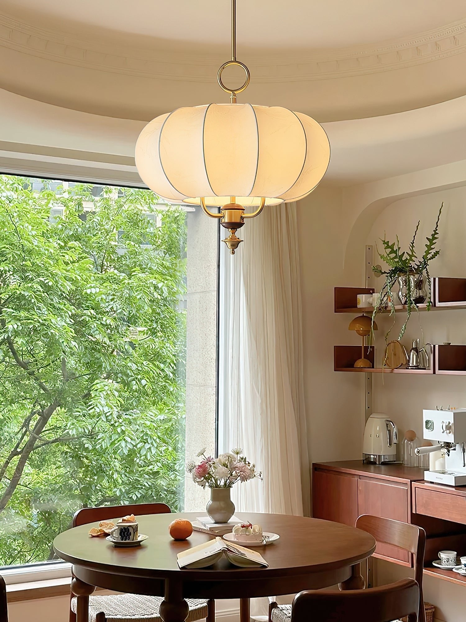 Faltix Lantern Pendant Light-Neutral Decor