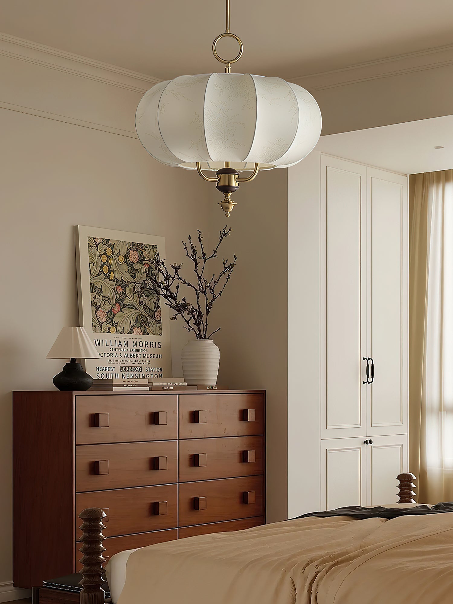 Faltix Lantern Pendant Light-Neutral Decor