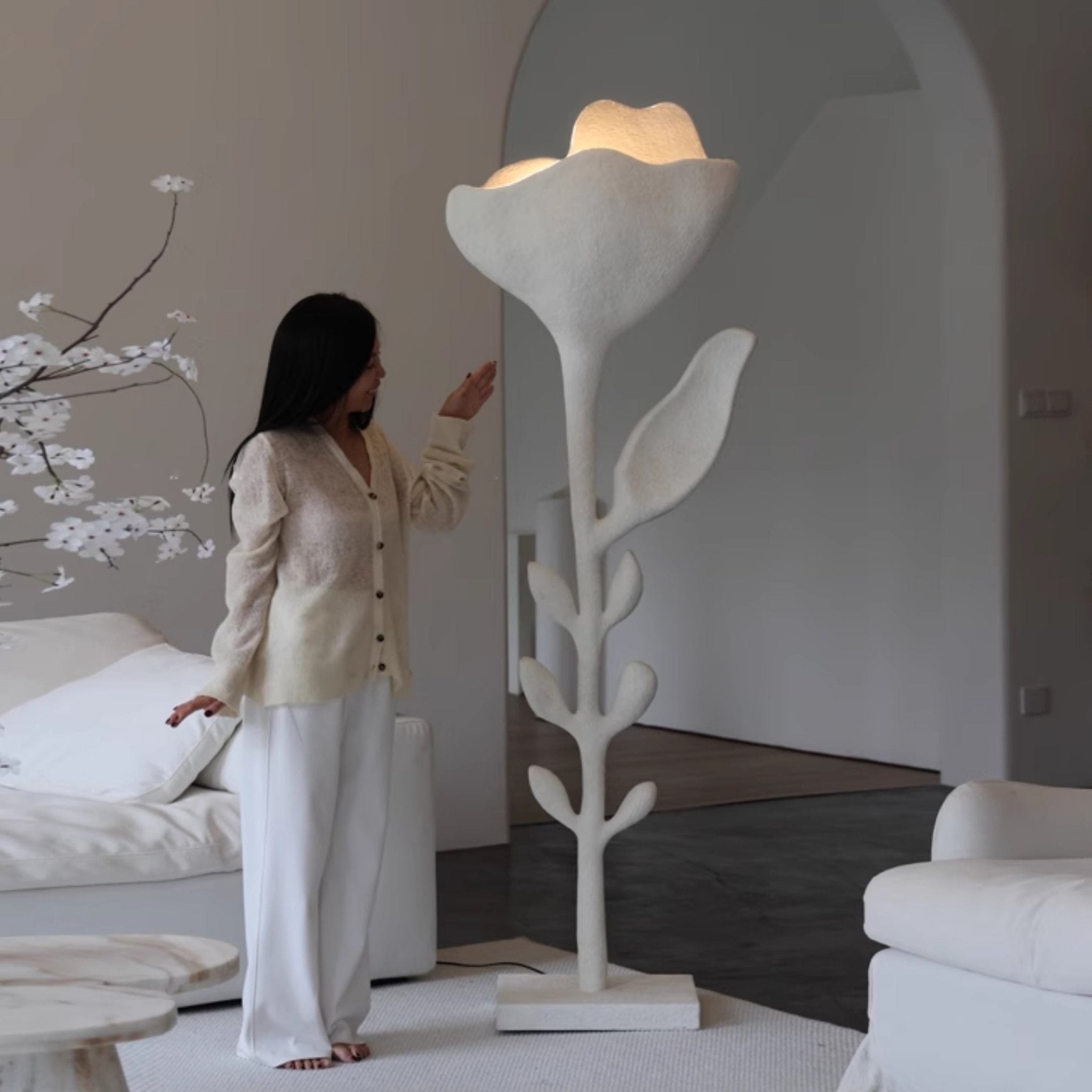 Esken Floor Lamp-Neutral Decor