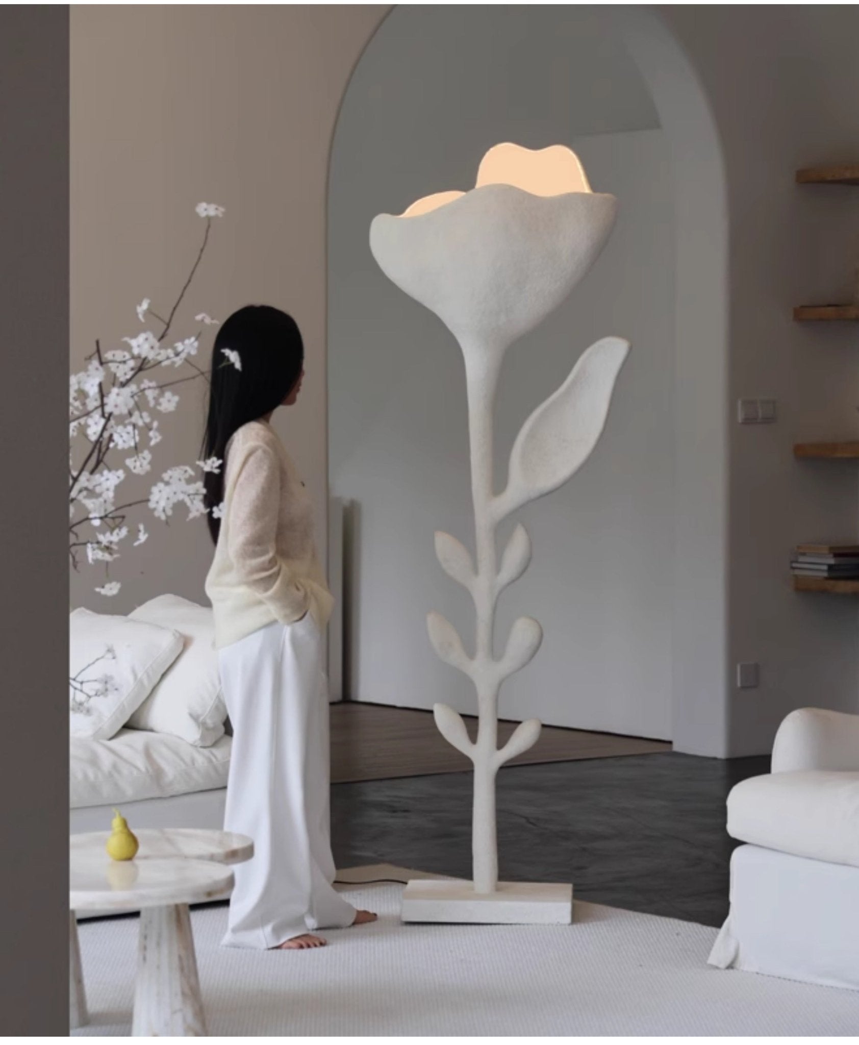 Esken Floor Lamp-Neutral Decor
