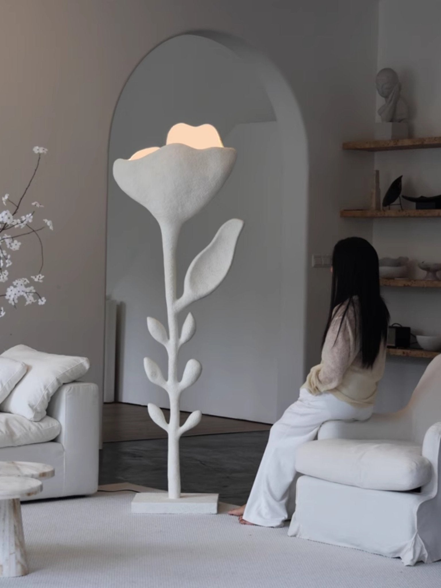 Esken Floor Lamp-Neutral Decor