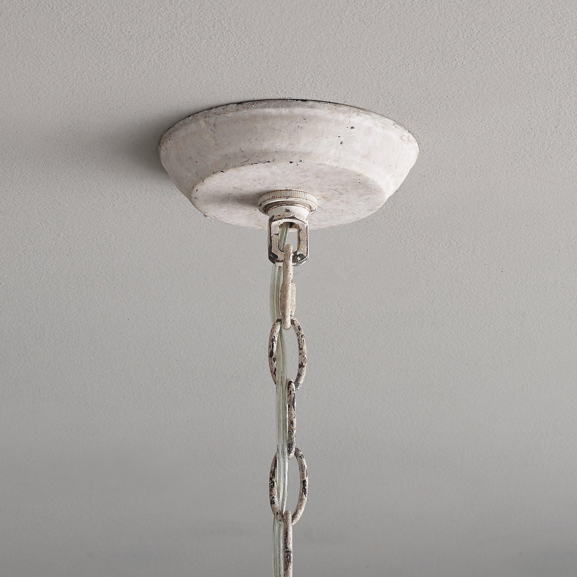 Yuna Pendant Lamp Candle Holder Crystal Beads-Neutral Decor