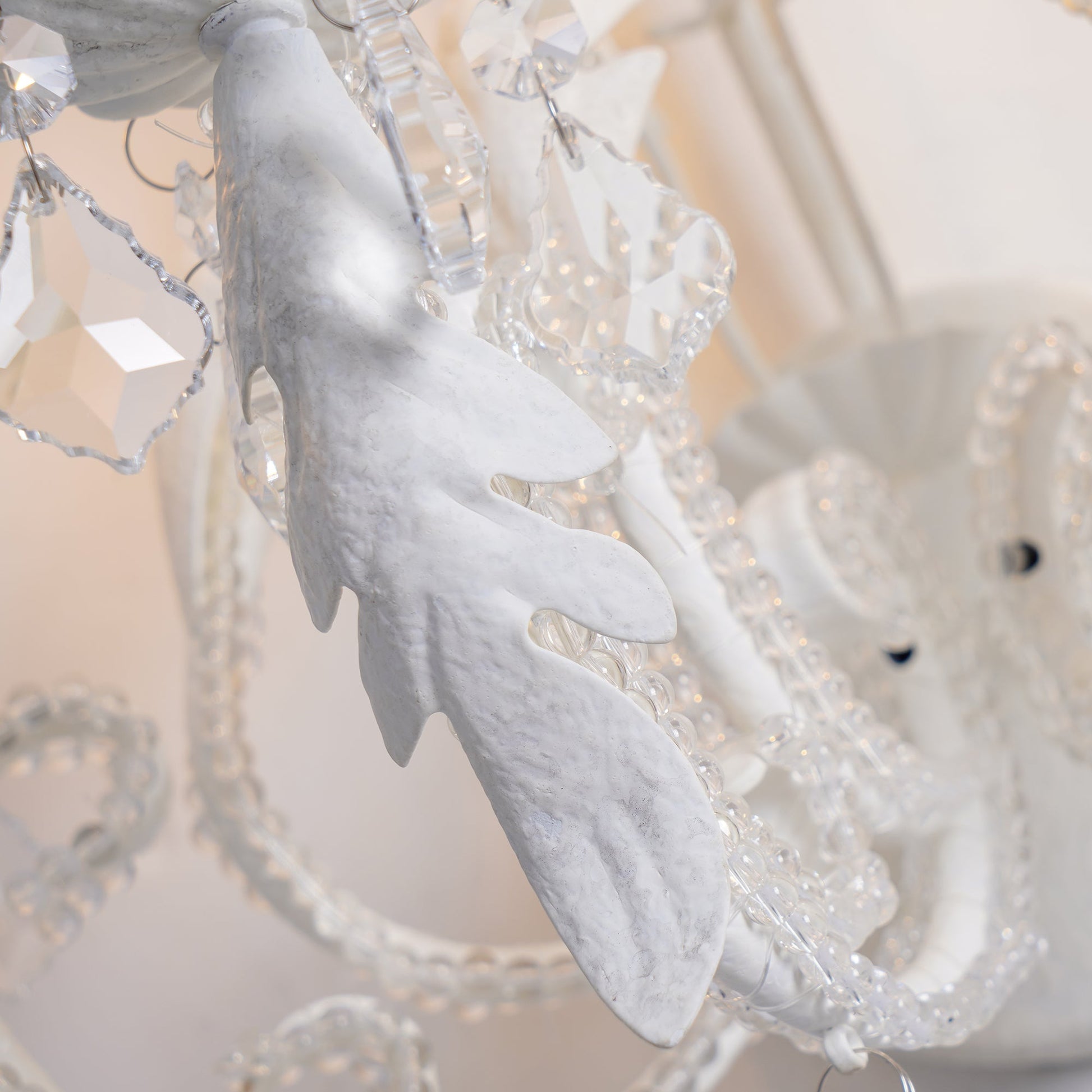 Xeldes Traditional Candle Holder Crystal Wall Lamp-Neutral Decor
