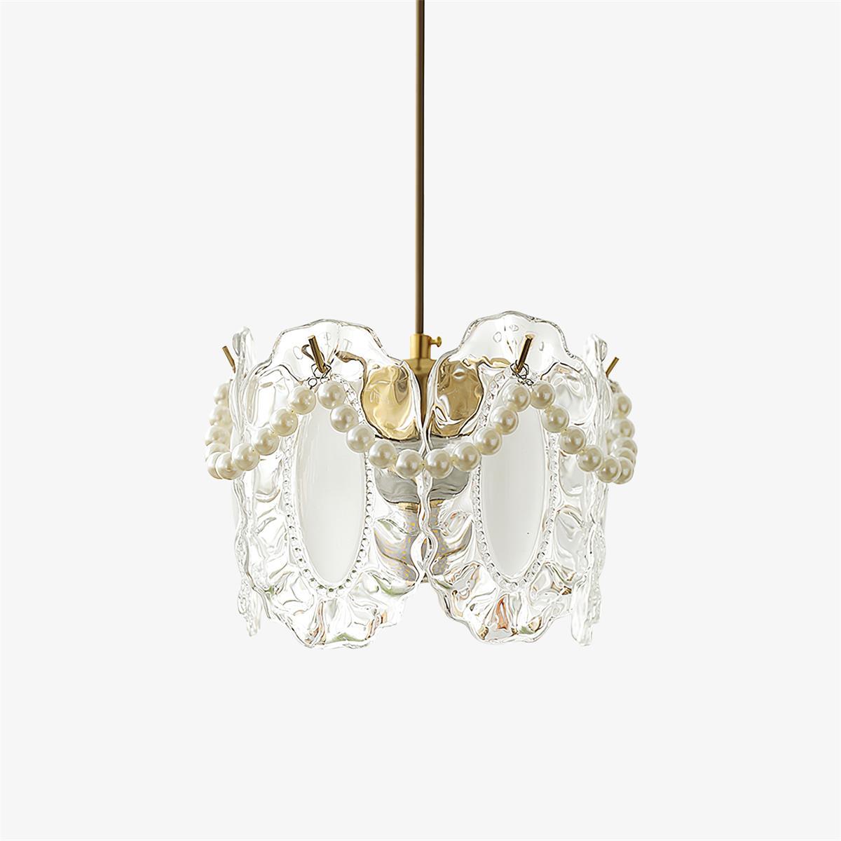 Sevely Glass Glam Pendant Lamp-Neutral Decor