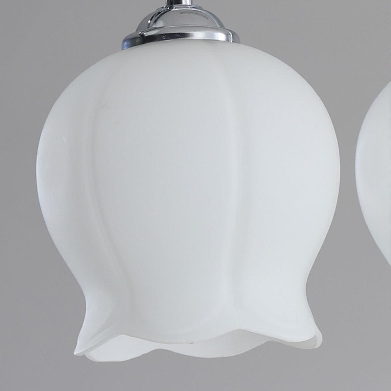 Evenara Modern Minimalist Floral Glass Pendant Lamp-Neutral Decor