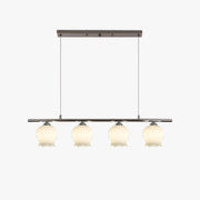 Evenara Modern Minimalist Floral Glass Pendant Lamp-Neutral Decor
